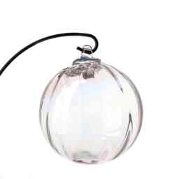 Amelia Art Glass Hanging Friendship Globe Ornament