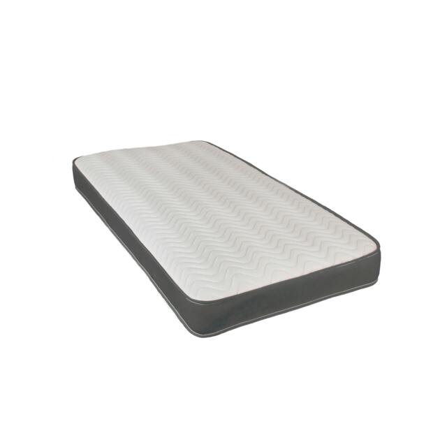 Cooltouch Essentials Wave Grey Hybrid Spring & Memory Foam Mattress Grey European Small Single