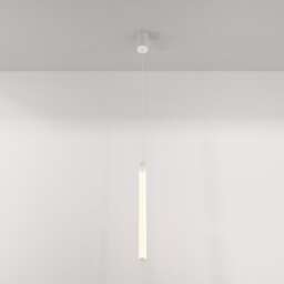 Maytoni Ray Slim Pendant Ceiling Light White, 95.9cm, Integrated LED 3000K