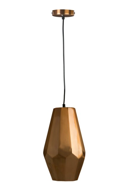 Orsina Aluminum Copper Finish Small Pendant Light, Pendant Light Shade, Easy Installation Ceiling Pendant
