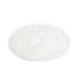 Living and Home Snow White Plush Christmas Tree Skirt for Holiday Decoration-90 cm