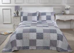 Worcester Bedspread for Double Bed Bed Blue Blue Blue