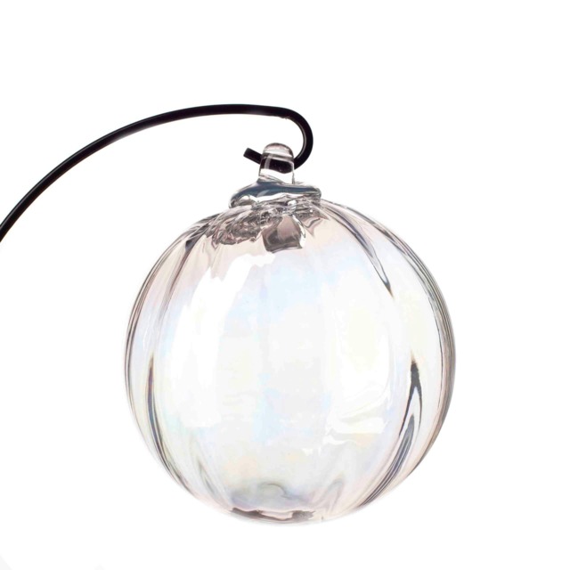 Amelia Art Glass Hanging Friendship Globe Ornament