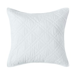 Homescapes Luxury Cream Quilted Velvet Cushion Cover Geometric Paragon Diamond Pattern - 45 x 45 cm White Off white 45 x 45 cm