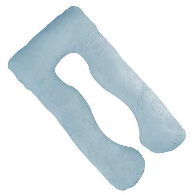 Dreamcatcher U-Shaped Pregnancy Pillow Shredded Memory Foam Maternity Nursing Support Cushion - Blue Blue Blue U Shape - Blue 1
