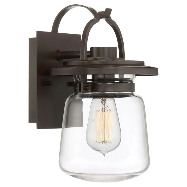 Quoizel Lasalle Outdoor Wall Lantern Western Bronze, IP44