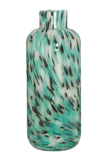 Calla Large Turquoise Speckle Vase