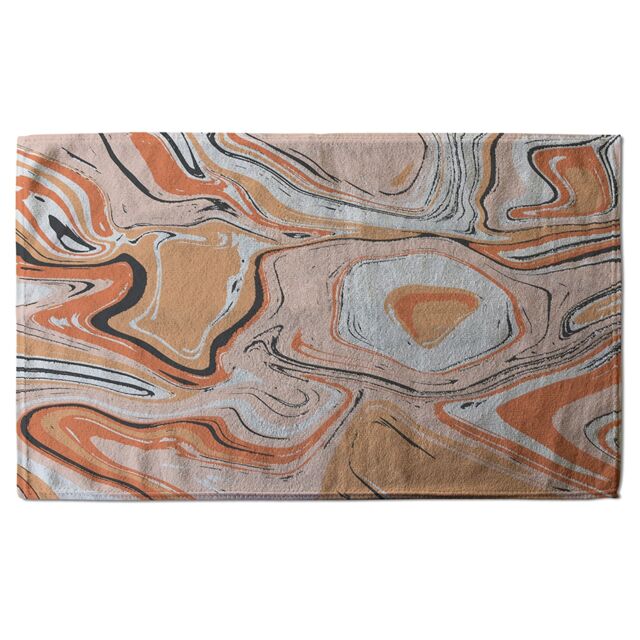 Pink Marble Soft Bath Towel Multi