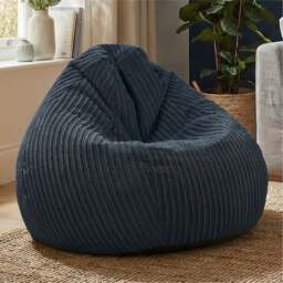 rucomfy Jumbo Cord Slouchbag - Indoor Classic Bean Bag for Adults