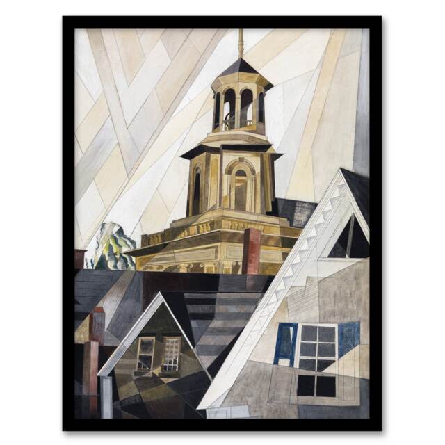 "After Sir Christopher Wren Charles Demuth Framed Wall Art Print 12X16"""