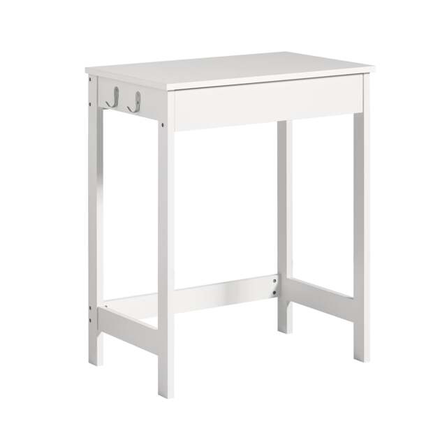 SoBuy FWT43-W,Study Table Small Desk Wooden Computer Desk