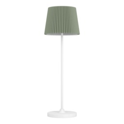 EGLO Leonero Steel And Fabric Portable Touch-Dimmer LED Tuneable White Table Lamp, Green