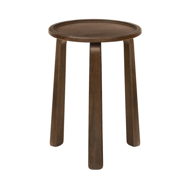 Daisy Round Solid Mango Wood Side Table for Living Room Bedroom