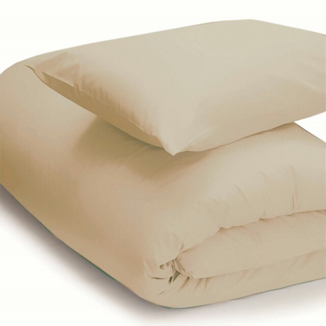 Belledorm Easycare Percale Duvet Cover - Cream - Superking