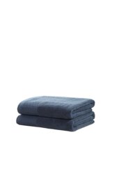 Eden Weave Cotton Towels Luxury Soft Quick Dry Absorbent Blue Hand towel 1