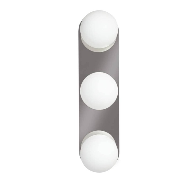 ValueLights Orbital Chrome 3 Way Opal Glass IP44 Bathroom Ceiling Light with Cool Bulbs
