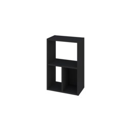 Decortie Combayn Bookcase 44x27x68cm Black Wood