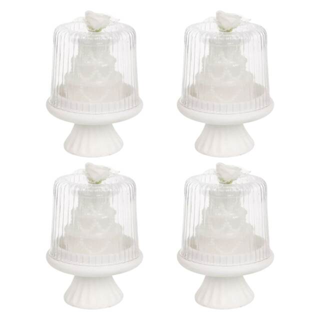 3 Tier Wedding Cake Candle White 4