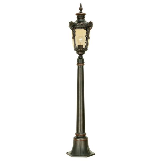 Philadelphia 1 Light Medium Outdoor Bollard Lantern Old Bronze IP44, E27