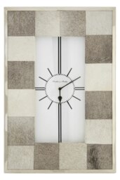 Orsina Modern Patchwork Wall Clock, Durable Stainless Steel Wall Clock For Bedroom, Easy To Read Kitchen Clock