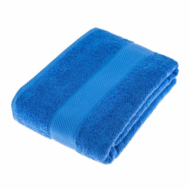 Homescapes Turkish Cotton Royal Blue Bath Sheet