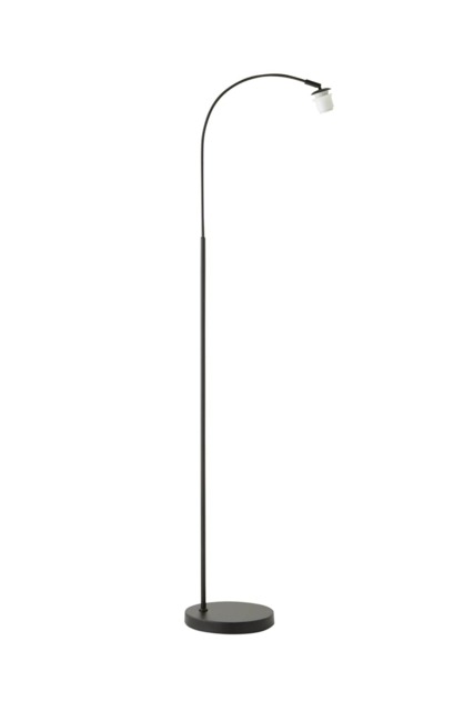 ValueLights Curva Black Floor Lamp Base Only