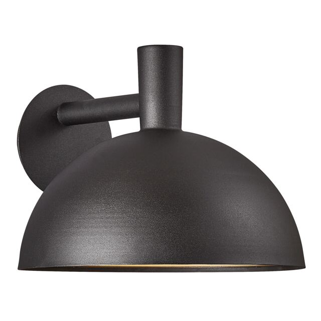 Nordlux Arki Outdoor Wall Light Black Metal Solar E27 Sensor Weatherproof - Mains Powered, IP54
