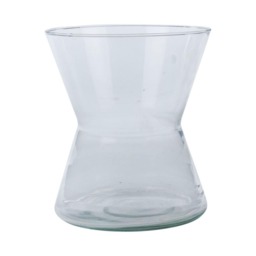 Bow Shaped Glass Vase