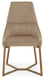 Interiors by Premier Grey Velvet Dining Chair, Occasional Accent Arm Chair for Lounge and Dinner, Sturdy Base with soft cushioning