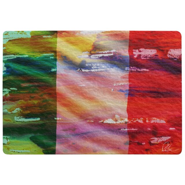 Italy Flag Rug Multi