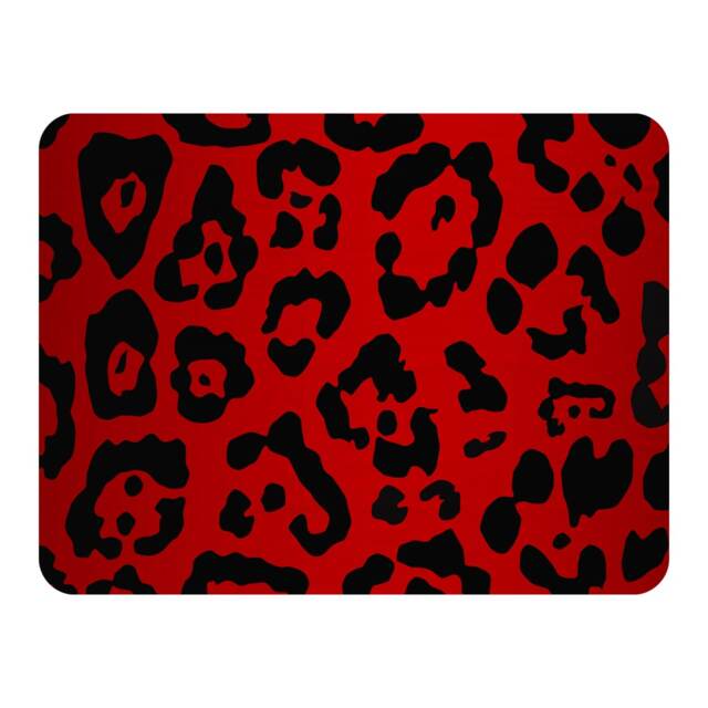 Red Leopard Print Blanket Multi