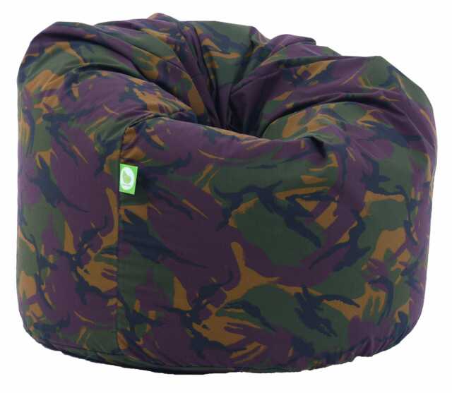 Bean Lazy Green Army Camo Bean Bag Large Size
