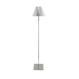 Lustre Polished Chrome LED Rechargeable Floor Lamp