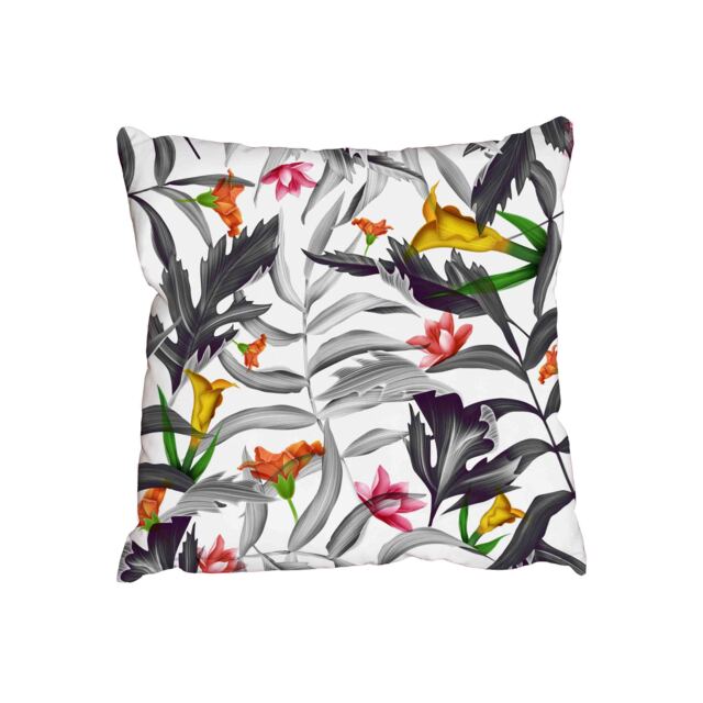 Tropical flower, plant (Outdoor Cushion)