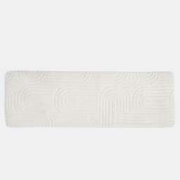 OHS Arches Embossed Tufted Soft Plush Anti-Slip Washable Indoor Carpet Mat Runner Rug Cream 66 x 200cm