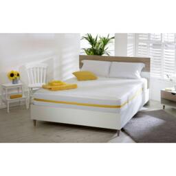 Lunar Luxe Hybrid Mattress - 7.5 Inch Deep, Soft Feel Yellow European Single