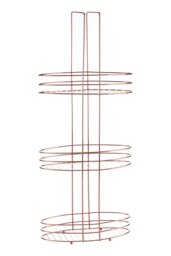 Dara 3 Tier Copper Plated Storage Rack Gold