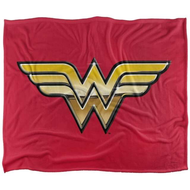 Wonder Woman Metal Logo Blanket - Multicoloured - One Size