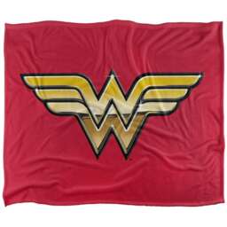 Wonder Woman Metal Logo Blanket - Multicoloured - One Size