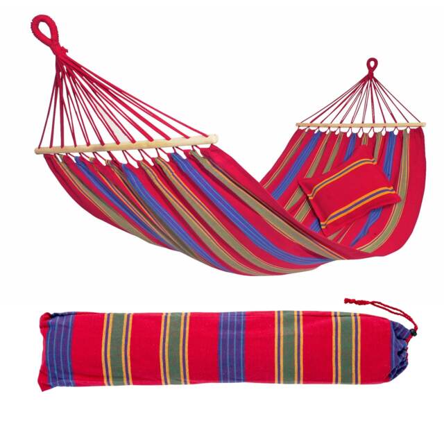 Aruba Single Spreader Bar Hammock Cayenne
