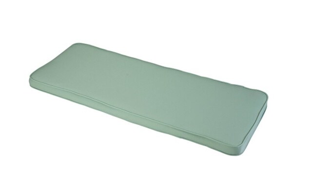 Misty Jade 3 Seater Bench Outdoor Garden Furniture Cushion - L141 x W48 x H4 cm Green