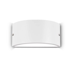 Rex 1 Light Outdoor Up Down Wall Light White IP44, E27