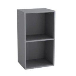 Wooden Bookcase Shelving Display Storage Shelf Unit Wood Shelves Multi Grey - 2 Shelf 1