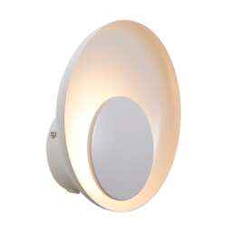 Nordlux Marsi Indoor Wall Light White Metal Intergrated LED 3-Level Dimming - Plug In or Mains Powered, IP20 White White