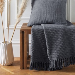 Drift Hayden Throw Charcoal