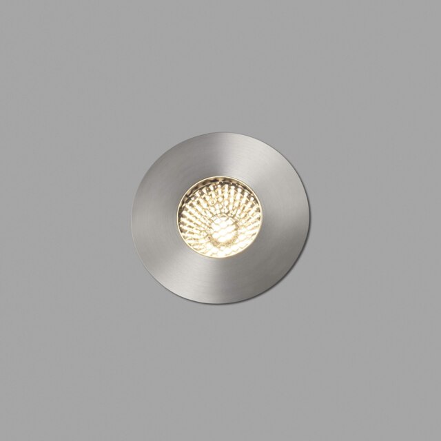 Grund LED Medium Outdoor In Ground Recessed Spotlight Matt Nickel IP67