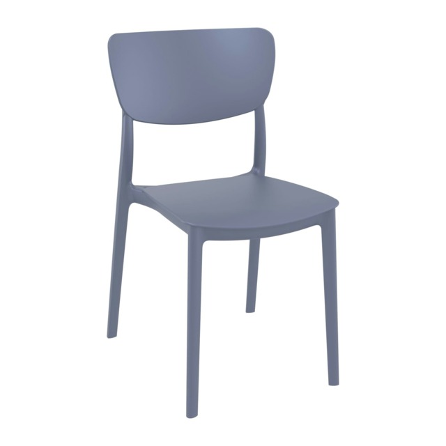 Manna Side Chair Dark Grey Outdoor Garden Use Grey