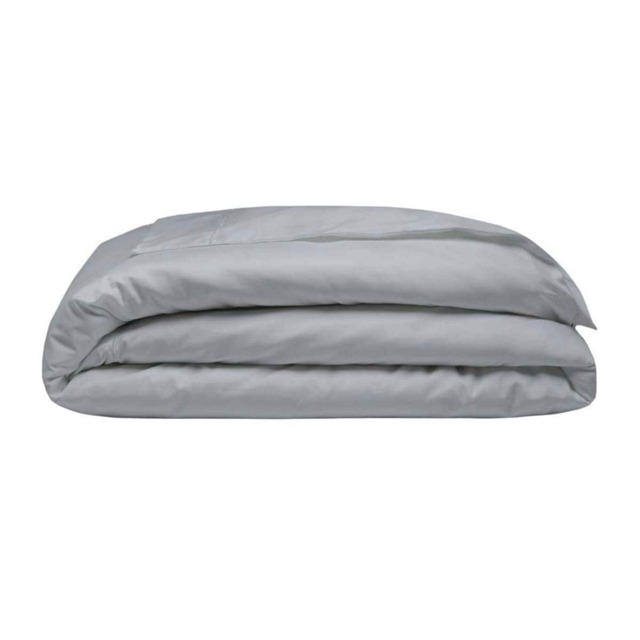 Belledorm 400 Thread Count Egyptian Cotton Oxford Duvet Cover - Platinum - Double