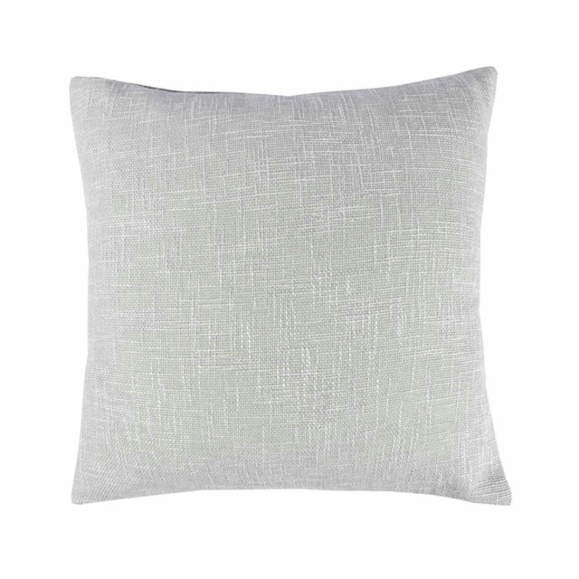 Homescapes Textured Light Grey Cushion Cover - 45 x 45 cm Grey Light Grey 45 x 45 cm
