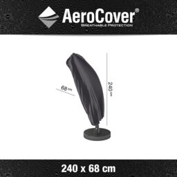Platinum AeroCover Free-Arm Parasol Cover W68 x D68 x H240 cm